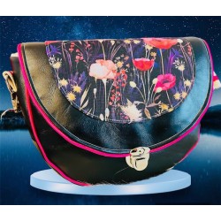 Sac besace coquelicot